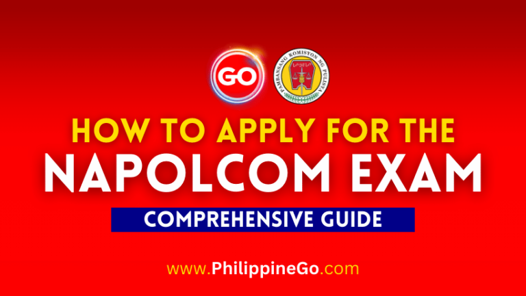 Napolcom Questions How to Apply for the NAPOLCOM Exam 2023 | Complete Guide | Philippine Go