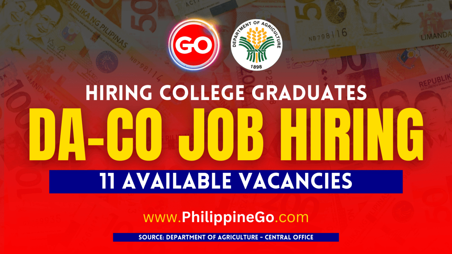 Apply Now DA CO Job Vacancies With 11 Vacant Positions Philippine Go apply-now-da-co-job-vacancies-with-11-vacant-positions-philippine-go
