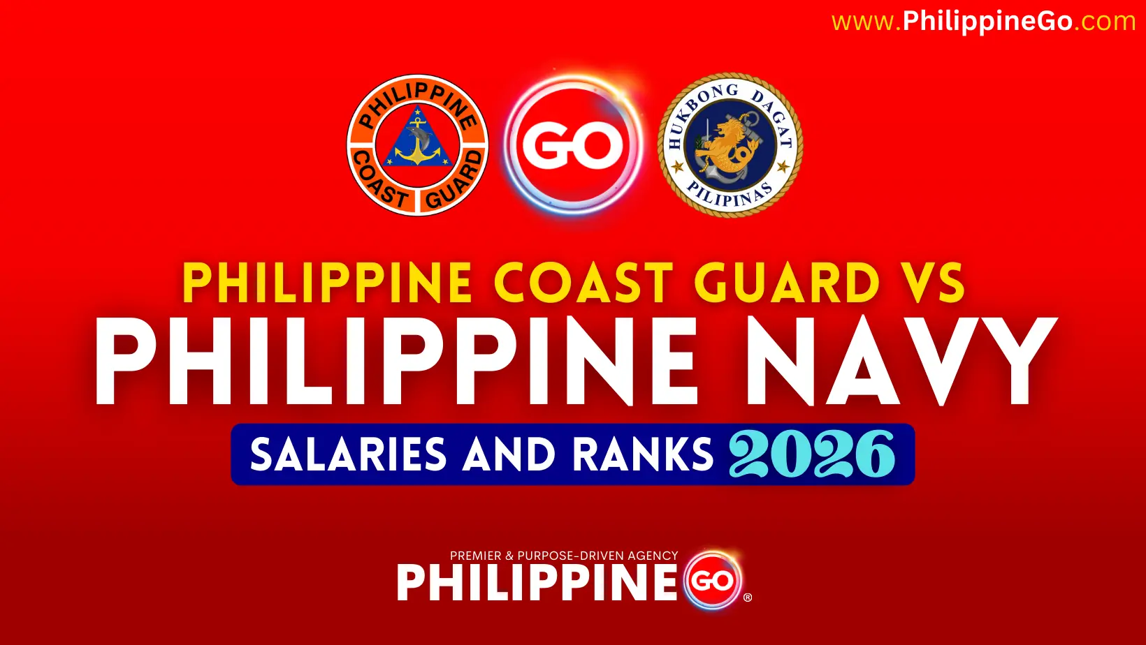 Philippine Coast Guard vs Philippine Navy | Salary and Ranks 2026