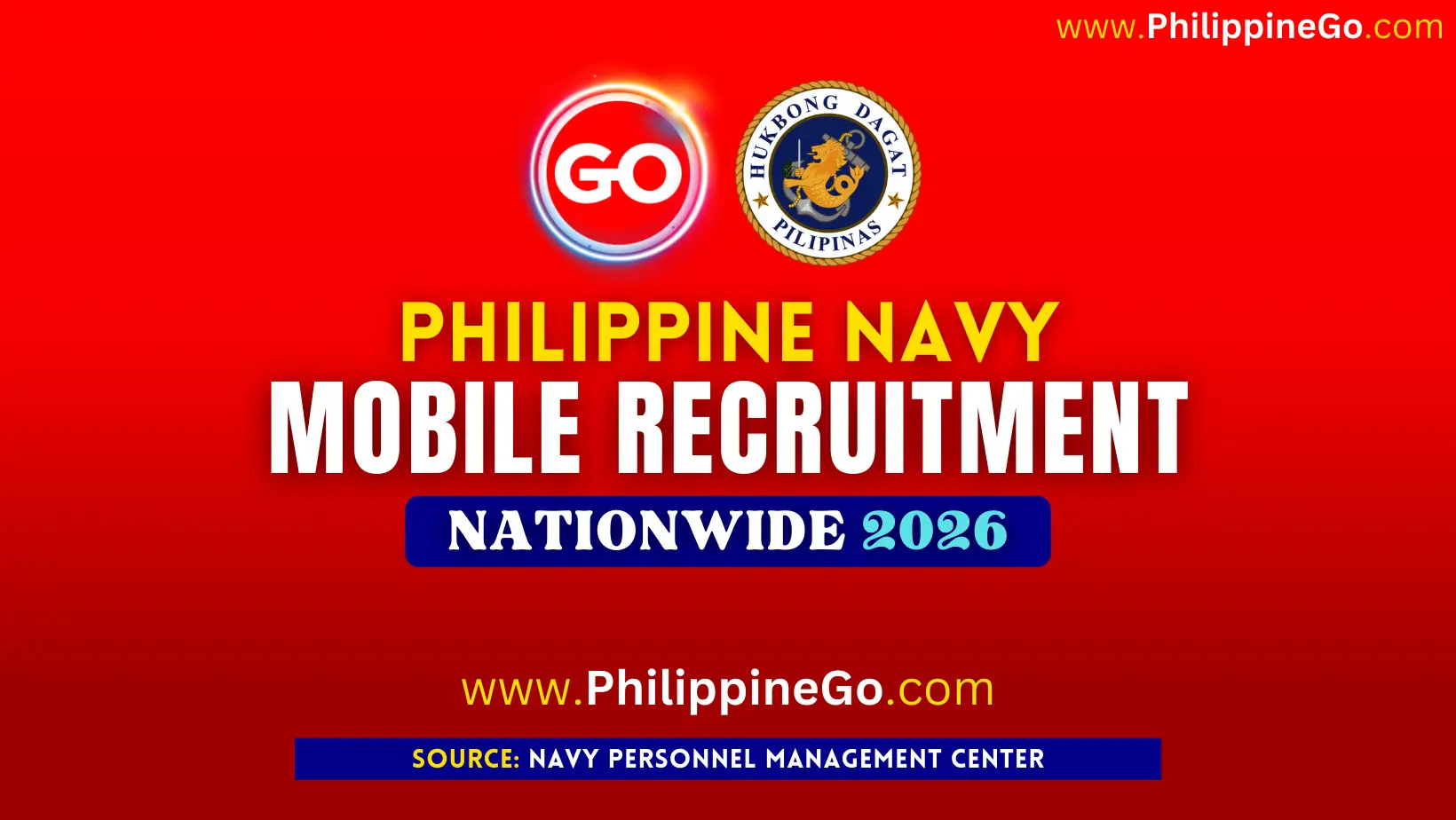 Philippine Navy Mobile Recruitment 2026 | Nationwide