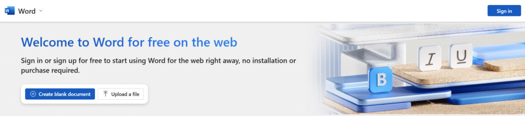 Microsoft Word Online