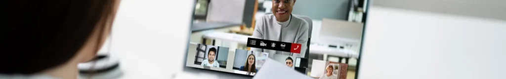 Online job interview for entry-level remote work