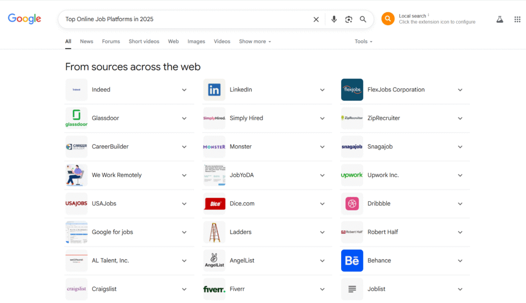 Top Online Platforms in 2025 - Application 101