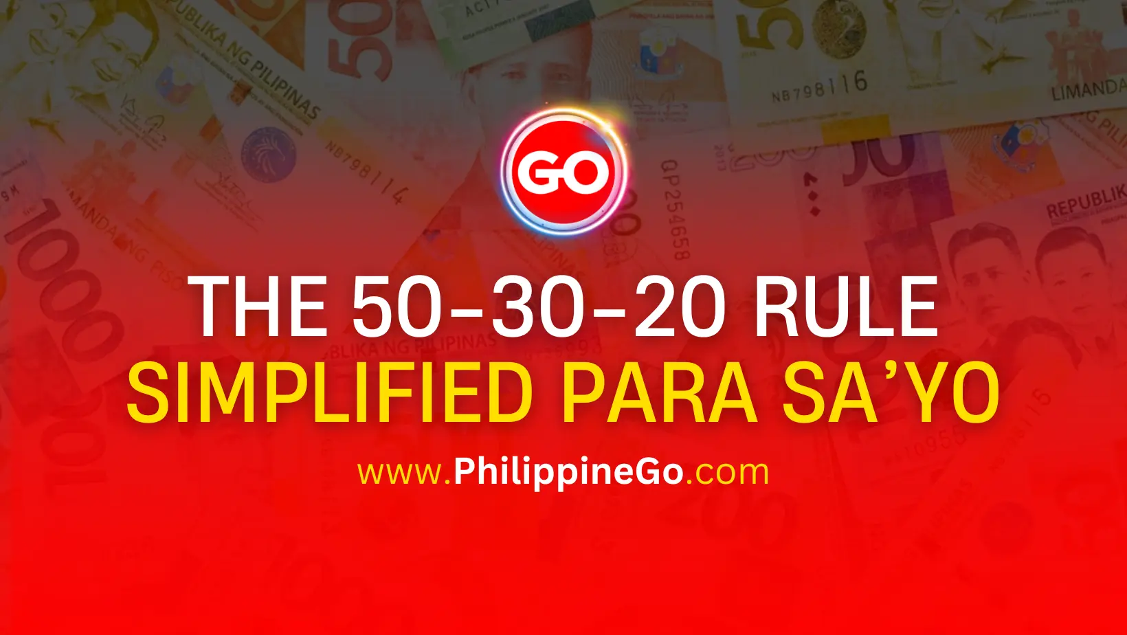 Episode 2: The 50-30-20 Rule – Simplified Para Sa’yo
