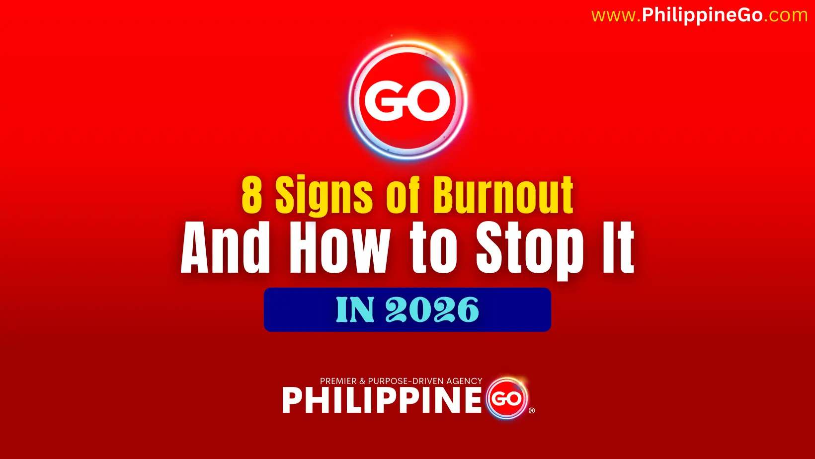 8 signs of burnout