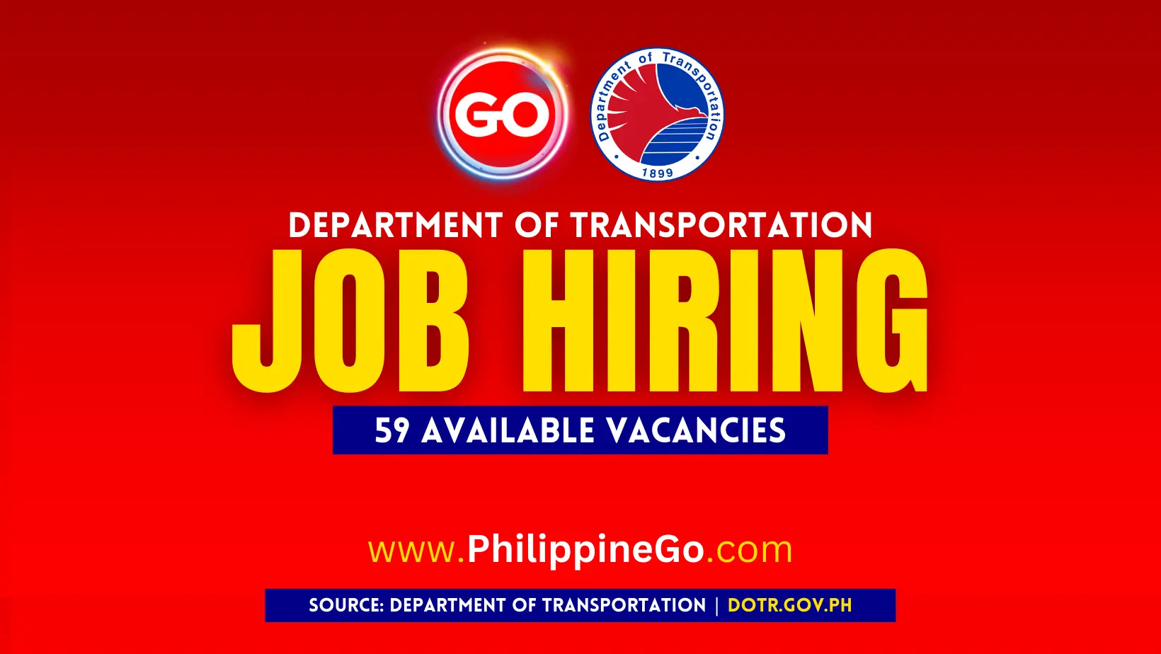 59 DOTr Job Vacancies 2026 | Apply Now