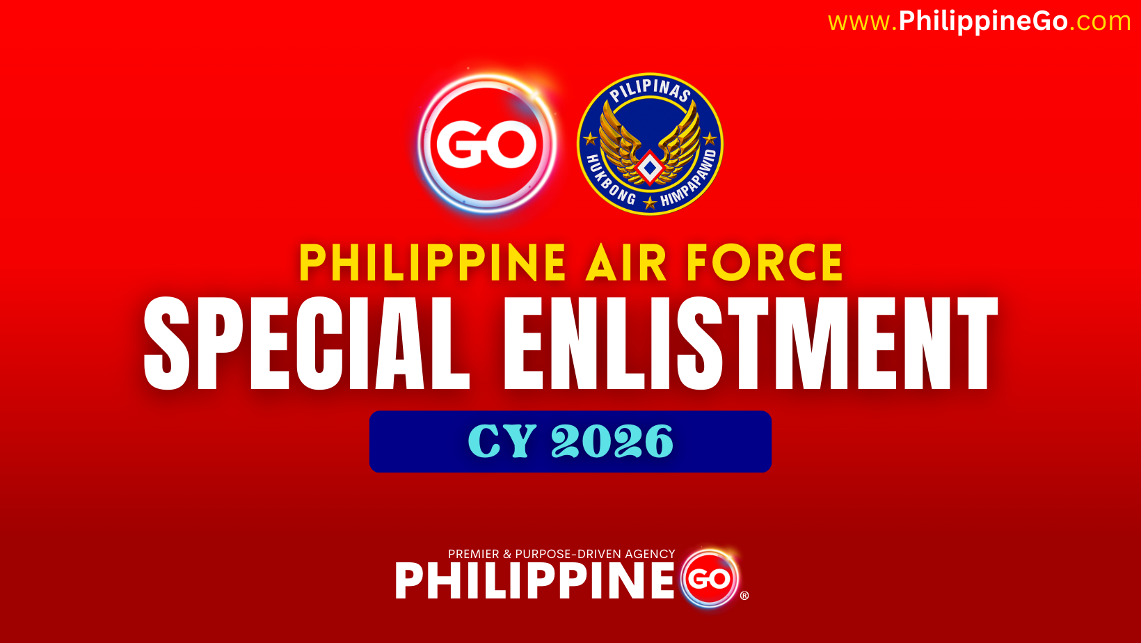 PAF Special Enlistment for CY 2026 | Join Now!