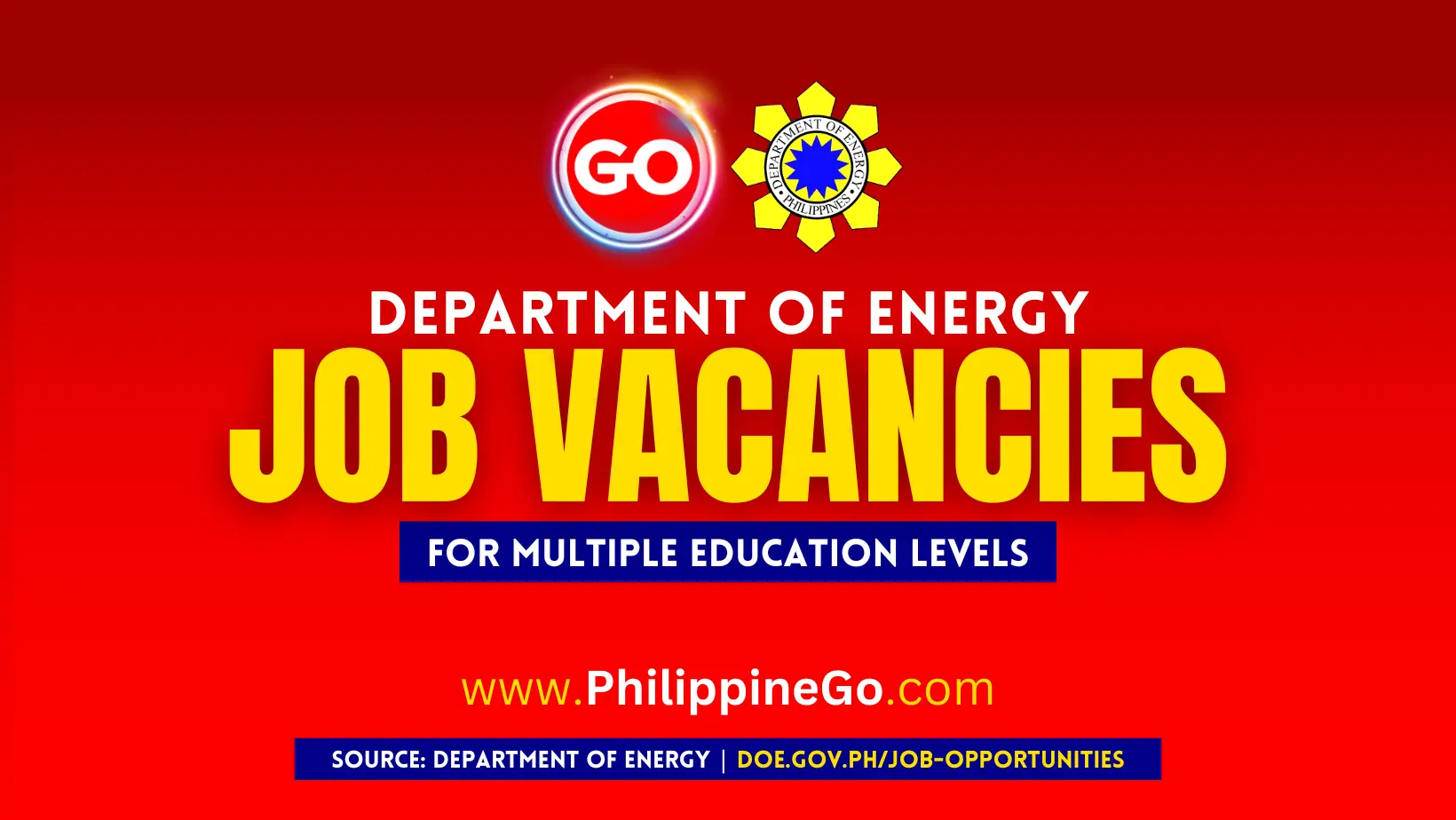 50 DOE Job Vacancies 2026 | Apply Now!