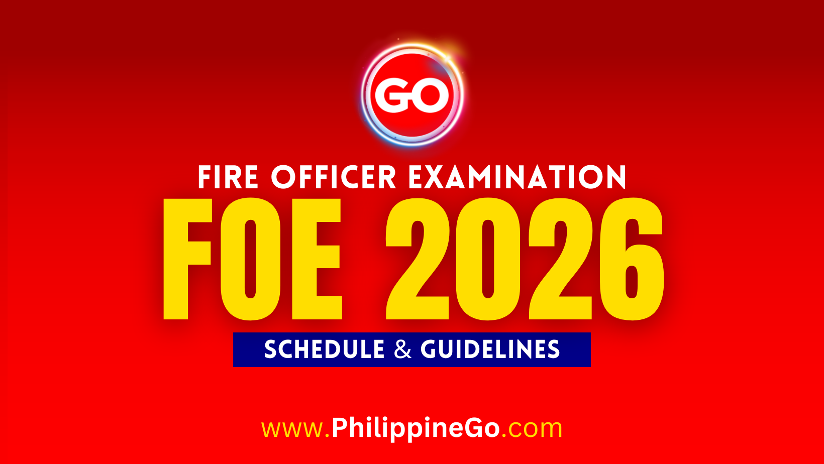 fire officer exam schedule