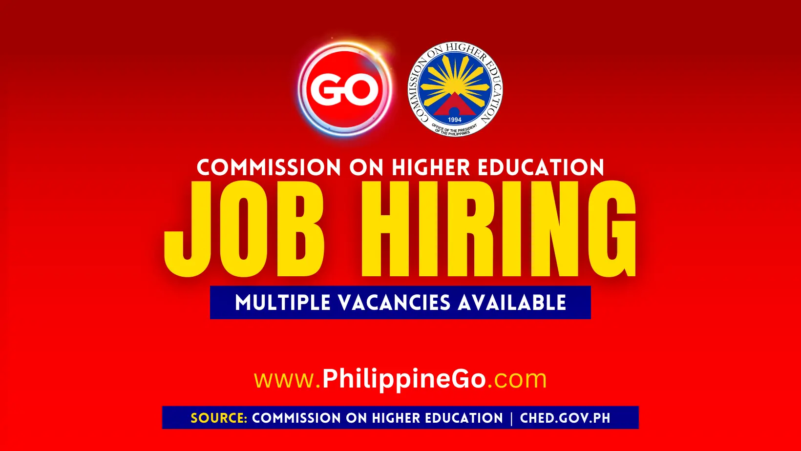 CHED Job Vacancies 2026 | Apply Now
