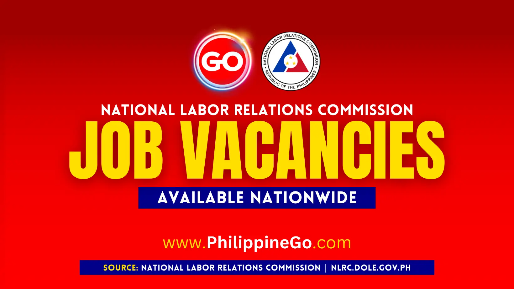 NLRC Job Vacancies Nationwide 2026 | Apply Now