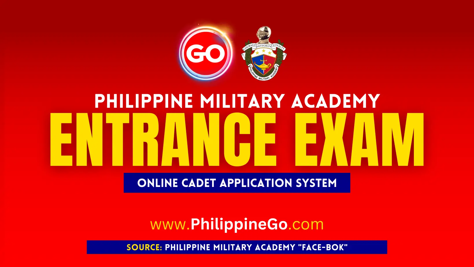 PMA Entrance Exam 2026 | Online Application Now Open!