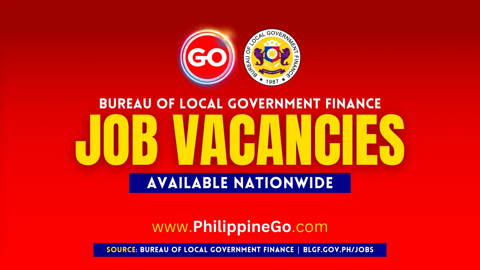 BLGF job vacancies 2026