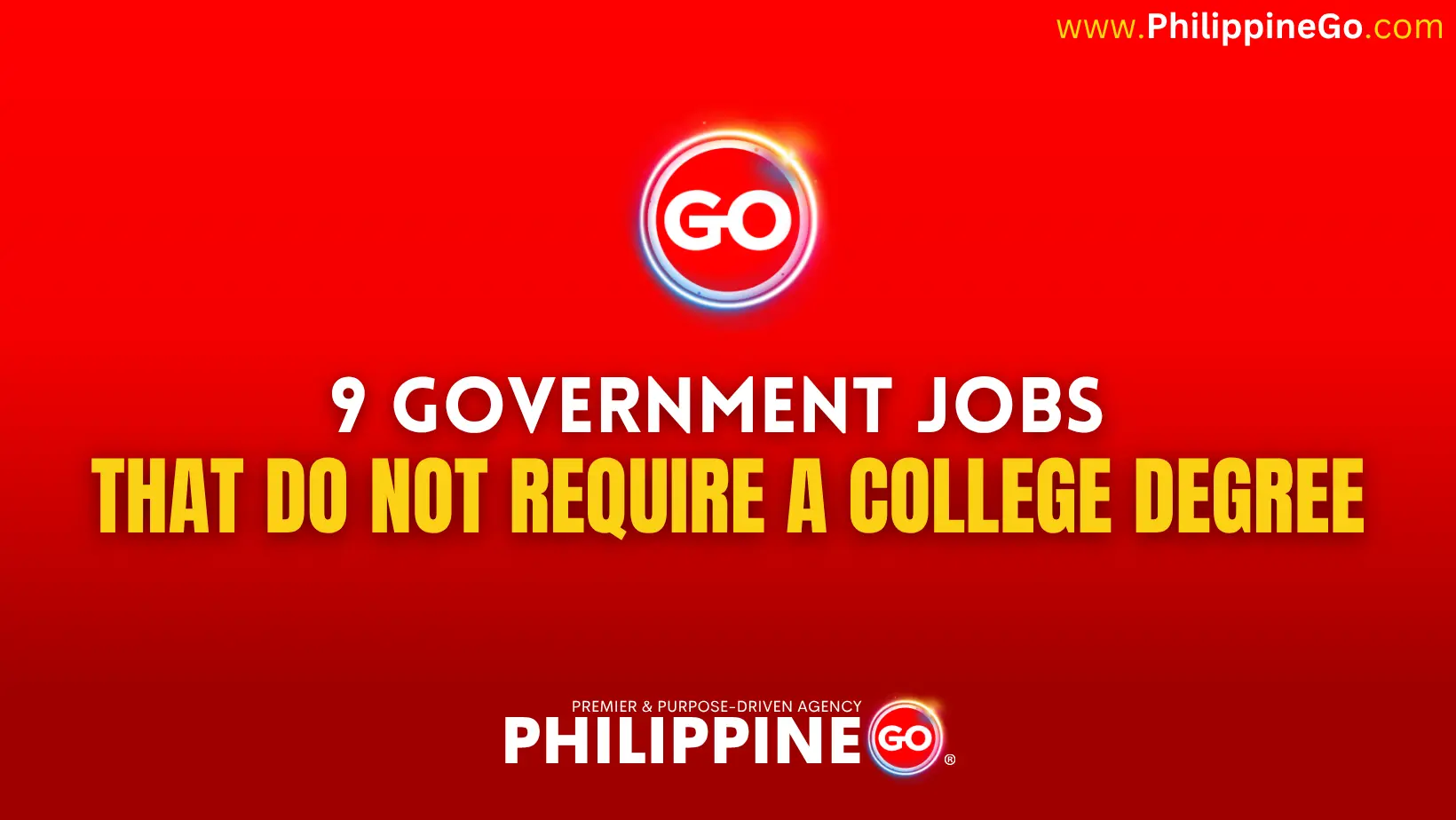 government jobs that do not require a college degree